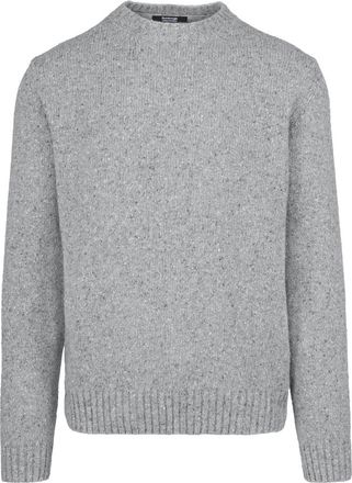 Bomboogie Jersey de cuello redondo de lana - Knitwear - Hombre - Gris - XL