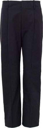 Bottega Veneta Womens Cotton Pants Seam Detail - Black - Size EU 36 (Womens)