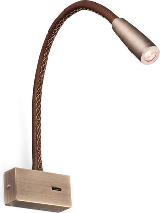 Faro Barcelona LEAD Aplique lector bronce