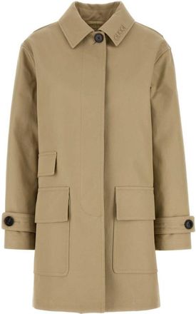 Gucci Beige drill overcoat