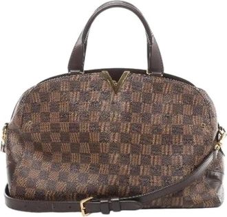 Louis Vuitton Pre-owned Handbags, female, Brown, Size: ONE SIZE Pre-owned Kensington Bowling Handbag