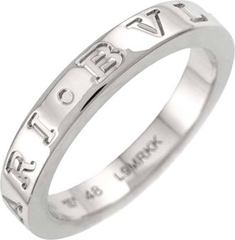 Bulgari Platinum 950 Band Ring (Pre-Owned)