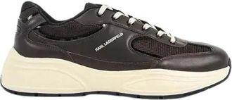 Karl Lagerfeld Vesta Sneakers - Heren - Sneakers - Bruin - 43 EU - Leer - Schoenen
