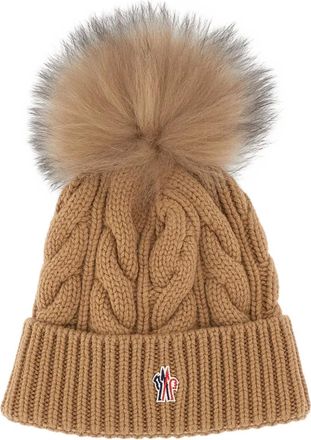 Moncler Berretto in maglia - Marrone