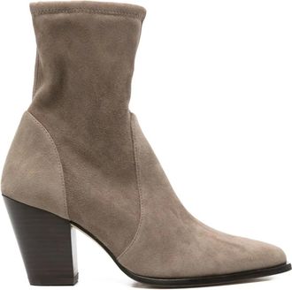 Stuart Weitzman Stuart Weitzman Boots Beige - women - Fabric/Rubber/Goat Skin - 39,5 - Neutrals