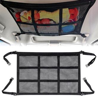 OEM Red Carga Techo Coche, Red Universal Guardar Equipaje, Viajes Mayor&iacute;a Tipos Veh&iacute;culos (90 X 65, 90 X 65 Cm