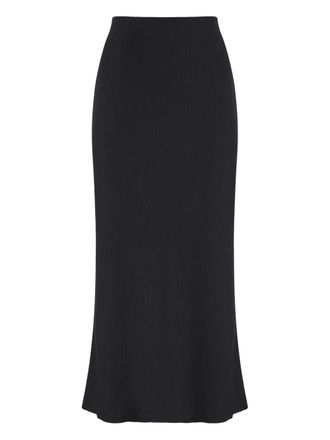 Gloria Coelho x Isabella Fiorentino split midi skirt - Black