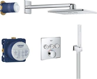 GROHE Sistema De Ducha Oculta Grohe Grohtherm Smartcontrol, Con Juego