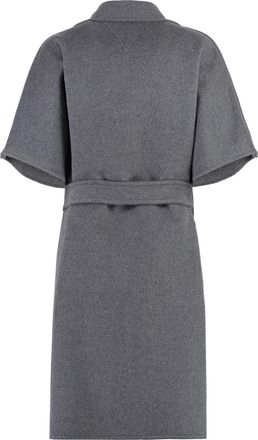 Bottega Veneta Womens Wool And Cashmere Coat - Grey - Size EU 32 (Womens)
