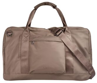 Bugatti Reisetasche BUGATTI ELIA, Damen, Gr. B/H/T: 55cm x 33cm x 20cm onesize, taupe, Kunstfaser, leicht gl&auml;nzend, unifarben, Taschen Reisetasche