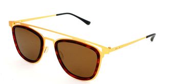 Italia Independent I-I MOD 0250 THIN METAL 120.GLS Womens Sunglasses Yellow Size 48