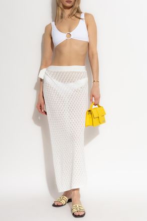 Melissa Odabash Phoenix Bikini Top, Womens, White