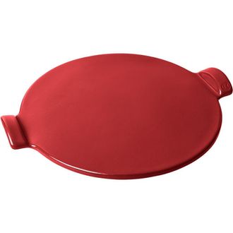 Emile Henry Made in France 14.5-Inch Flame Top Pizza Stone in Burgundy at Nordstrom