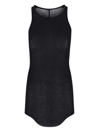 Rick Owens Viscose And Silk Tank Top