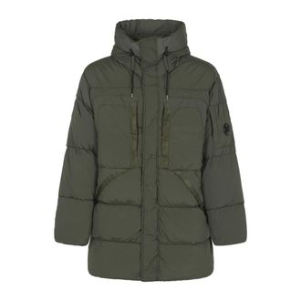 C.P. Company Giacca Lunga da Uomo - - Jackets - Uomo - Verde - XL