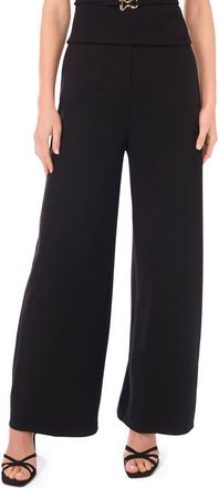 Vince Camuto Wide Leg Pull On Pants in Rich Black at Nordstrom, Size Xx-Large