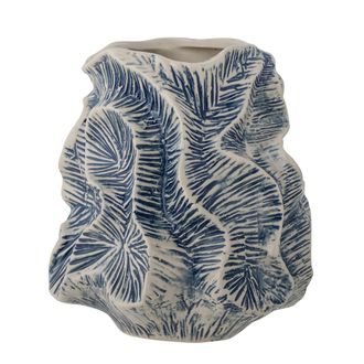 Bloomingville Creative Collection - Guxi Vase H19.5 Cm - Blue Stoneware