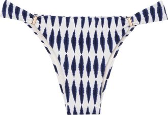 Lenny Niemeyer Formentera patterned bikini briefs - Blue