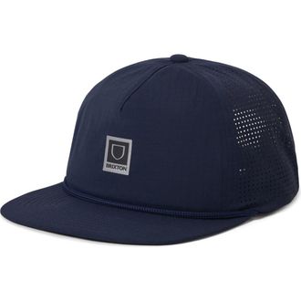 Brixton Journey MP Performance Snapback Hat in Midnight Blue at Nordstrom