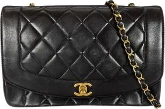 Chanel Pre-owned Vintage Schoudertas - Dames - Vintage Schoudertas - Zwart - ONE Size - Leer - Vintage