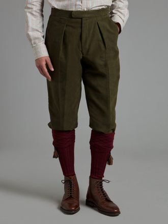 Oliver Brown Breeks - Olive Moleskin