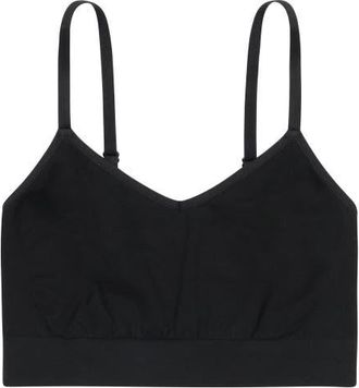 BraBar/Boutique Soft Convertible Halter Bralette in Black at Nordstrom, Size Medium