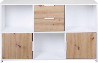 ebuy24 Libreria Pepeto 2T2SW bianco