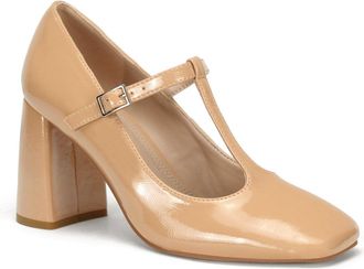 Unze Womens Aguilar Stylish Formal Courts UK Size 3-8 Beige