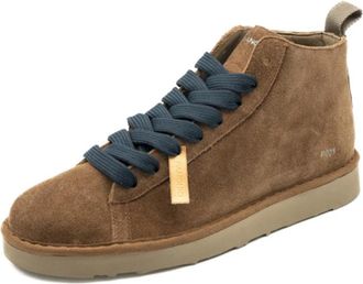 Panchic P001 Enkellaars - Heren - Veterlaarzen - Bruin - 40 EU - Su&egrave;de - Schoenen