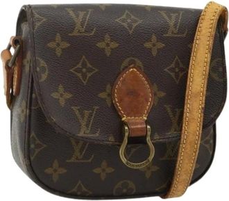 Louis Vuitton Pre-owned Cross Body Bags, female, Brown, Size: ONE SIZE Pre-owned Saint Cloud PM Shoulder Bag