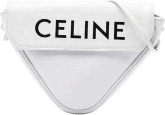 Celine Borsa a tracolla triangolare Pre-owned - - Pre-owned - Donna - Bianco - ONE SIZE