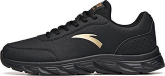 Anta Running Series Sneakers Leather Black Gold 91835529-9