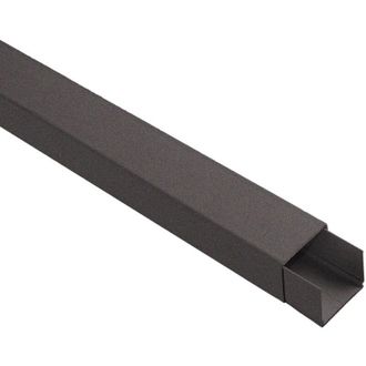 Solera Canal Pvc 2m 10x20mm Adhesivo Grafito Solera