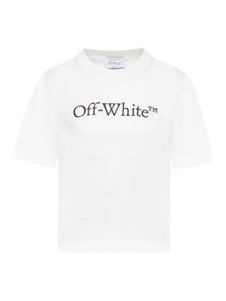 Off-white Big Logo Bookish Crop Tee