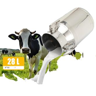 OEM Contenedor De Transporte, Capacidad De 28 Litros, Acero Inoxidable Apto Para Uso Alimentario, Tapa Herm&eacute;tica, F&aacute;cil De Limpiar, Ideal Para Bebidas