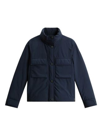 Woolrich flap-pocket padded jacket - Blue