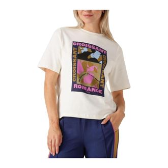 Pom Amsterdam Dames, Tops, Wit, Maat: M Katoen