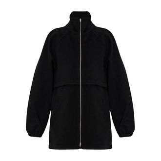 Jil Sander Chaqueta de Lana con Cuello Alto - Jackets - Mujer - Negro - 2XL