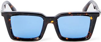 Off-white Blauwe Stijlvolle Zonnebril Dames Accessoires - Dames - Zonnebrillen - Blauw - 49 MM - Accessoires