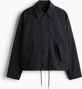 H&M Wattierte Twilljacke - Grau