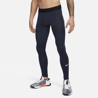 Nike Mens Nike Pro Dri-FIT Fitness Tights in Blue | FB7952-451