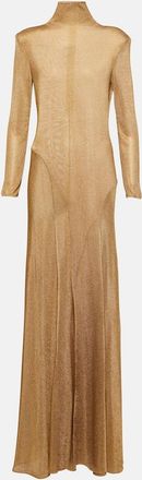 Tom Ford Turtleneck jersey gown