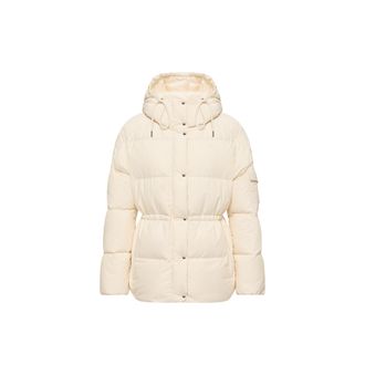 Moncler Moncler Himalaya Hooded Short Down Jacket, Women, White, Size: 00