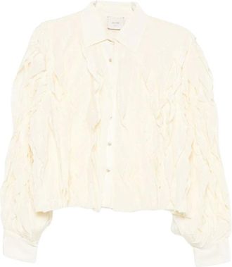 Alysi Mujer, Blusas y Camisas, Blanco, Talla: S
