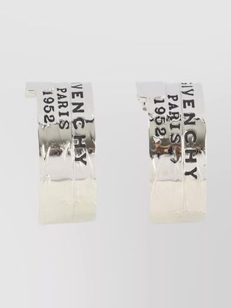 Givenchy brass hoop earrings