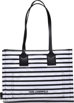 Karl Lagerfeld Ikon Nylon Tote Bag - Dames - Shoppers - Veelkleurig - ONE Size - Nylon - Tassen