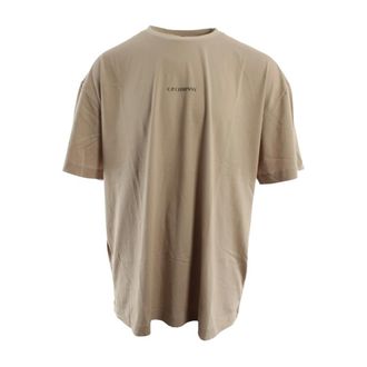 C.P. Company C.p. Company, Heren, Tops, Beige, Maat: 3XL Jersey