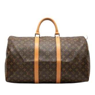 Louis Vuitton Pre-owned Weekend Bags, female, Brown, Size: ONE SIZE Pre-owned Keepall 50