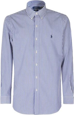 Polo Ralph Lauren Camicia Casual in Cotone a Righe - - Shirts - Uomo - Blu - L