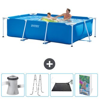 Intex Piscina Con Estructura Rectangular - 260x160x65 Cm - 7-piezas Scb128